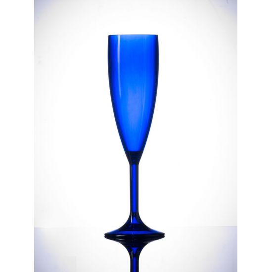BBP Elite Premium Polycarb Champagne Flute Royal Blue BBP 141-1RB NS