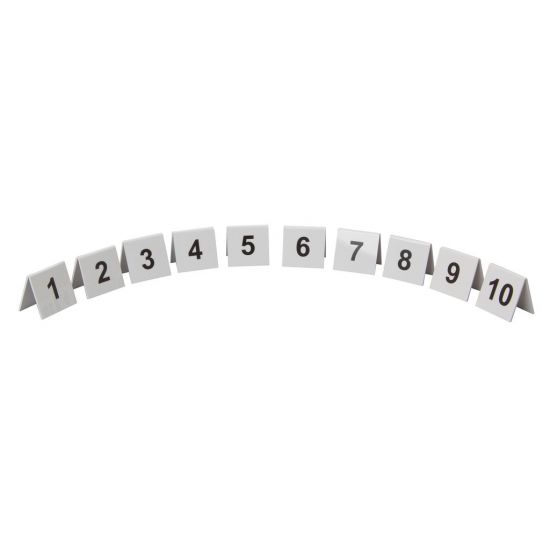 Beaumont Plastic Table Numbers 1-10 Set BEA 3442