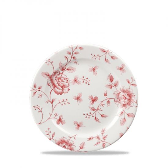 Rose Chintz Cranberry Profile Plate 6.5 Inches Box 6 IG RCCVP651