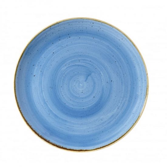 Stonecast Cornflower Blue Coupe Plate 10.25 Inches Box 12 IG SCFSEV101