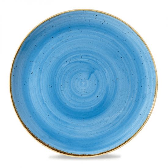 Stonecast Cornflower Blue Round Evolve Plate 12 Inches Box 6 IG SCFSEV121