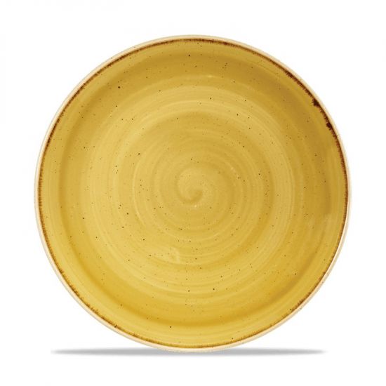 Stonecast Mustard Evolve Coupe Plate 10.25 Inches Box 12 IG SMSSEV101