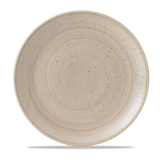 Stonecast Nutmeg Cream Evolve Coupe Plate 11.25 Inches Box 12 IG SNMSEV111