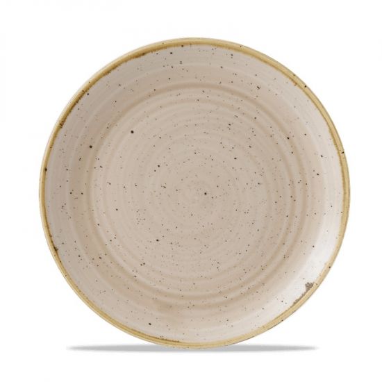 Stonecast Nutmeg Cream Evolve Coupe Plate 8.67 Inches Box 12 IG SNMSEVP81