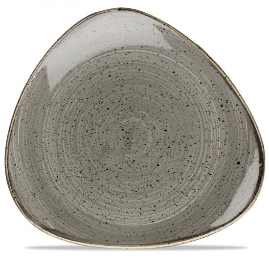 Stonecast Grey Lotus Plate 12 Inches Box 6 IG SPGSTR121