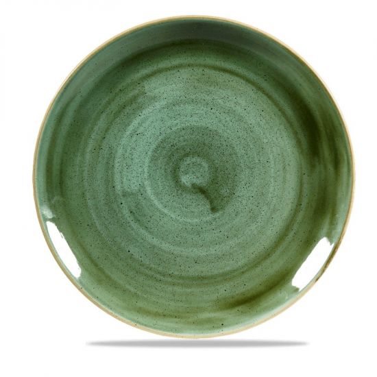 Stonecast Samphire Green Evolve Coupe Plate 11.25 Inches Box 12 IG SSGSEV111