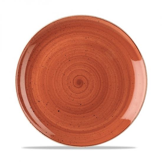 Stonecast Orange Evolve Coupe Plate 10.25 Inches Box 12 IG SSOSEV101