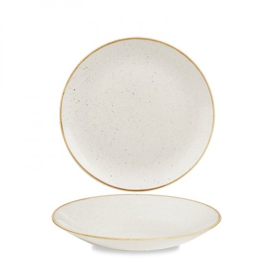 Stonecast Barley White Deep Coupe Plate 8 2/3 Inches Box 12 IG SWHSPD221