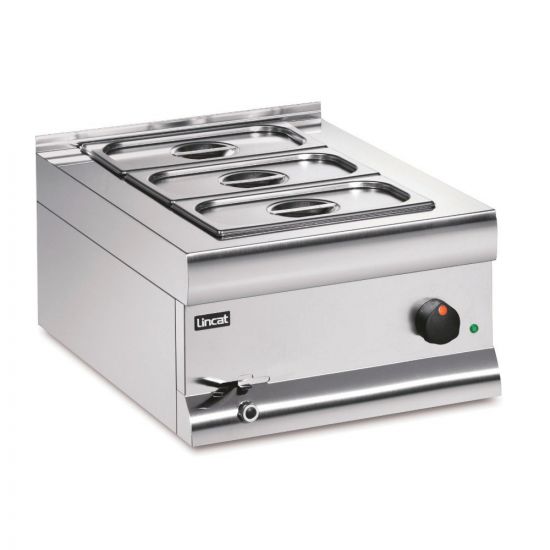Silverlink 600 Electric Counter-top Bain Marie - Wet Heat - Gastronorms - Base + Dish Pack - W 450 Mm - 1.0 KW LIN BM4BW
