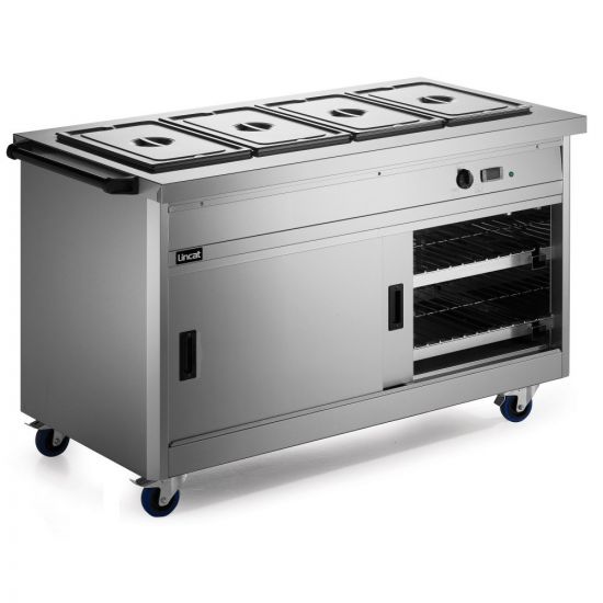 Panther 800 Series Free-standing Hot Cupboard - Bain Marie Top - 4GN - W 1530 Mm - 4.9 KW LIN P8B4PT