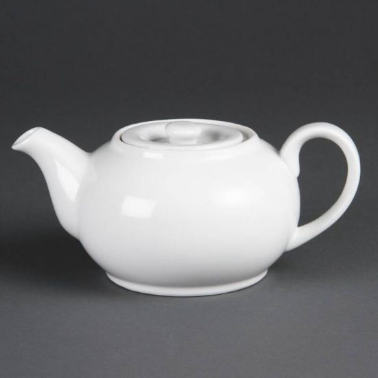 Olympia Whiteware Teapots 426ml 15oz Box of 4 URO CB473