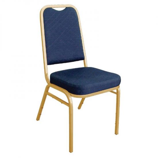 Bolero Squared Back Banquet Chair Blue (Pack Of 4) URO DL015