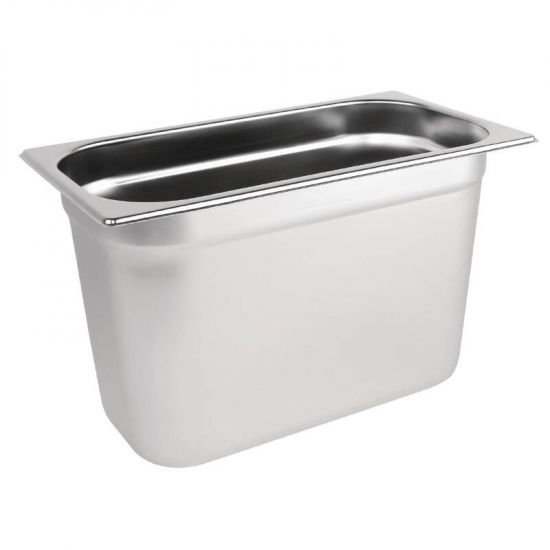 Vogue Stainless Steel 1/3 Gastronorm Pan 200mm URO K936