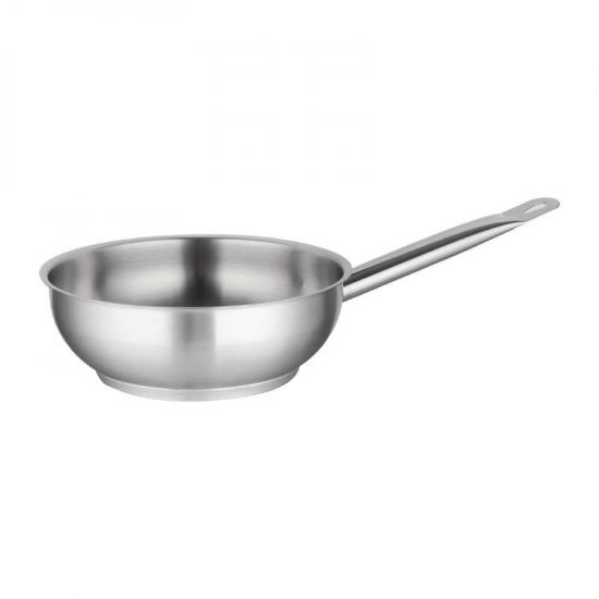 Vogue Stainless Steel Saute Pan 200mm URO M947