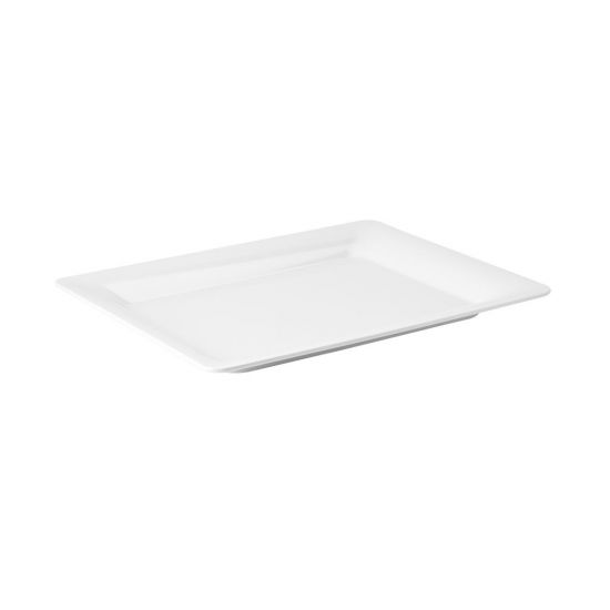 Palette White Rectangular Platter 17 X 13 Inch (43 X 33cm) Box Of 4 UTT CA44416DS02-B01004
